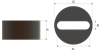 Picture of 10,0-14,0mm / 7,0-12,0mm / B=5,0mm