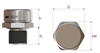 Picture of M12x1,5 / bar=0,9 / TL=6,0mm