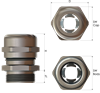 Picture of NPT 1 1/4" / 22,0 - 32,0mm  / TL=20,0mm