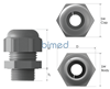 Picture of NPT 1/2" / 3,0-6,0mm / TL=15,0mm / SW=27/27